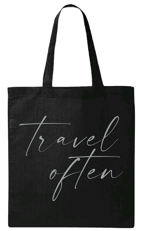 Travel Often Canvas Tote Bag
