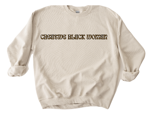 Creative Black Woman Sweatshirt